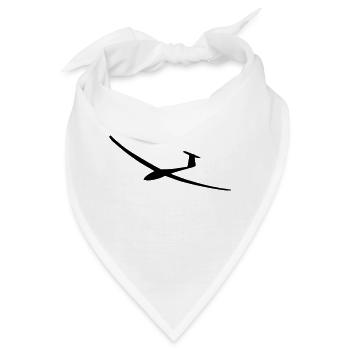 Segelflugzeug - Bandana - Weiß - Vorne