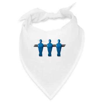 Kickerspieler - Bandana - Weiß - Vorne