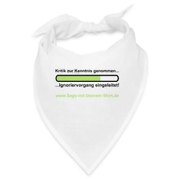 Ignoriervorgang - Promotion - Bandana - Weiß - Vorne