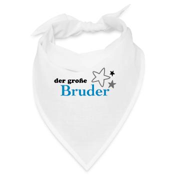 Der große Bruder - Bandana - Weiß - Vorne
