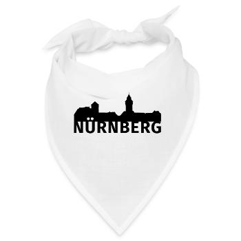 Nürnberg - Bandana - Weiß - Vorne