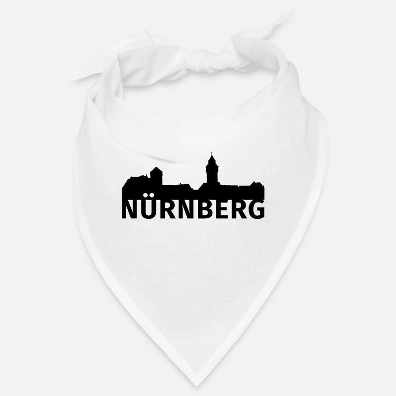 Nürnberg - Bandana - Weiß