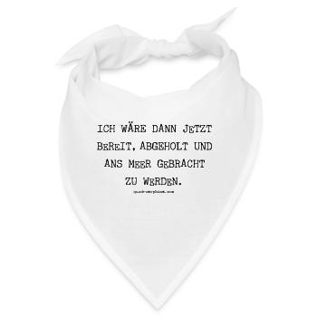 Ans Meer - Bandana - Weiß - Vorne