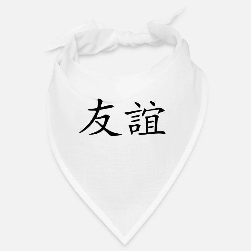 amitié - Bandana - blanc