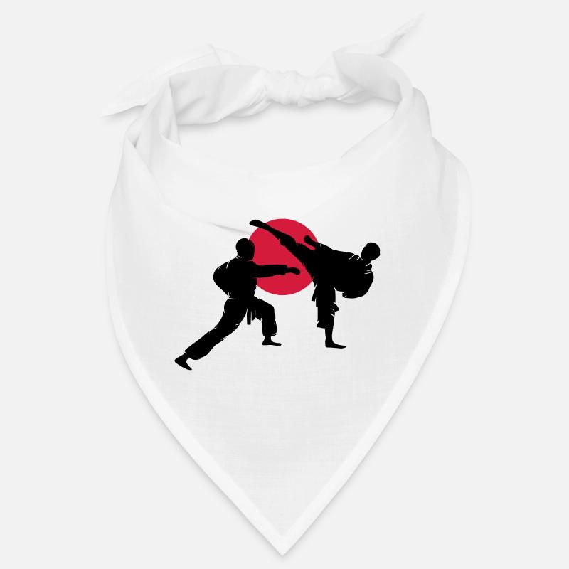 zwei Karatekämpfer Bandana
