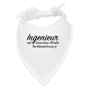 Ingenieur - Bandana - Weiß - Vorne