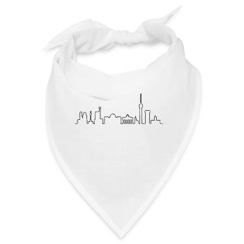 Skyline Berlin - Bandana - Weiß - Vorne