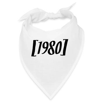 1980 - Bandana - Weiß - Vorne