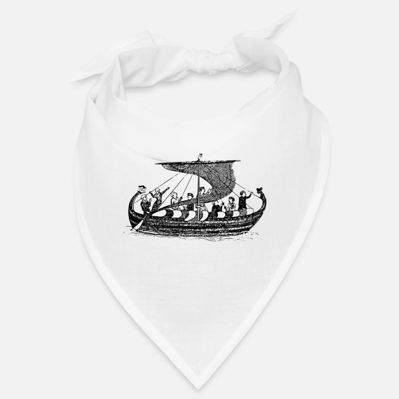 vikings Wickinger guerrier vikingboat boot11 Bandana