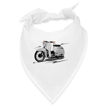 Simson Schwalbe KR51 Roller - Bandana - Weiß - Vorne