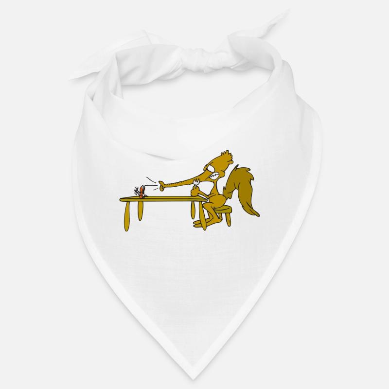 Der Ameisenbär - Bandana - Weiß