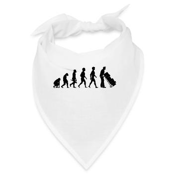 paketbote paketzusteller spedition spediteur3 - Bandana - Weiß - Vorne