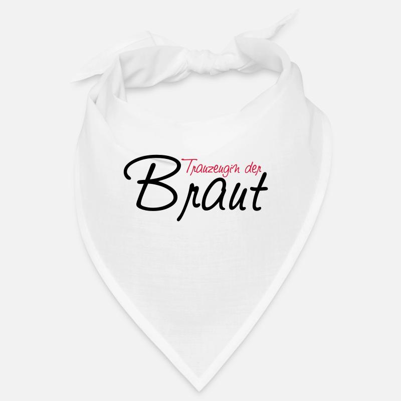 trauzeugin_der_braut - Bandana - blanc