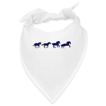 Unterhaltung Pferd Pferde horse4 - Bandana - Weiß - Vorne