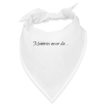 Erinnerungen - Bandana - Weiß - Vorne