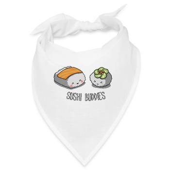 Sushi Buddies - Bandana - Weiß - Vorne
