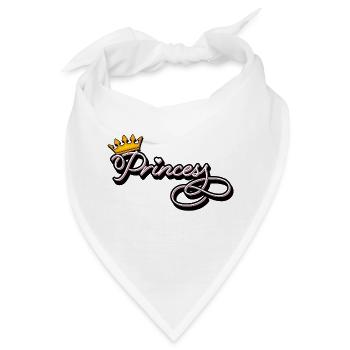 Princess - Das Prinzessinendesign - Bandana - Weiß - Vorne