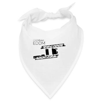 Flughafen München - Bandana - Weiß - Vorne
