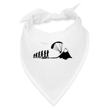 paragliding evolution - Bandana - Weiß - Vorne