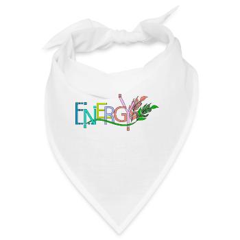 dynamische Energie - Bandana - Weiß - Vorne