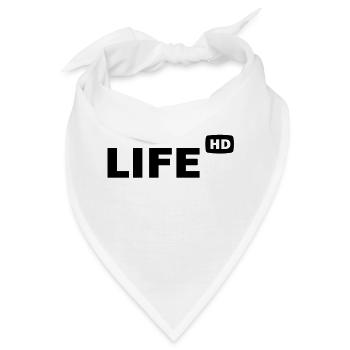 LIFE in HD - Bandana - Weiß - Vorne