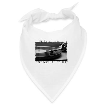 Vinyl - Bandana - Weiß - Vorne