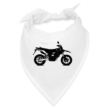 Supermoto - Bandana - Weiß - Vorne