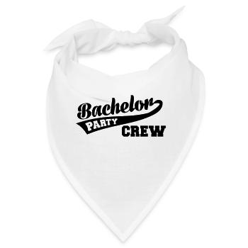 Bachelor Party Crew - Bandana - Weiß - Vorne