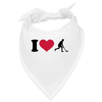 Floorball - Bandana - Weiß - Vorne