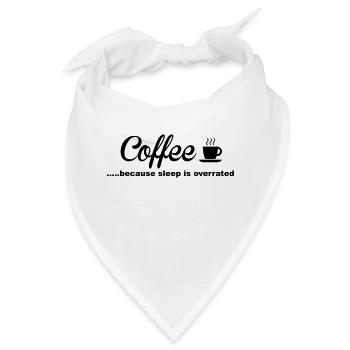Coffee - Bandana - Weiß - Vorne