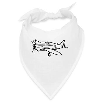 flieger - Bandana - Weiß - Vorne
