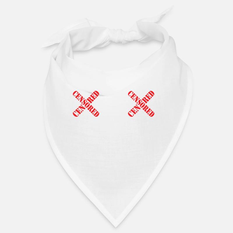 Poitrine censurée Bandana
