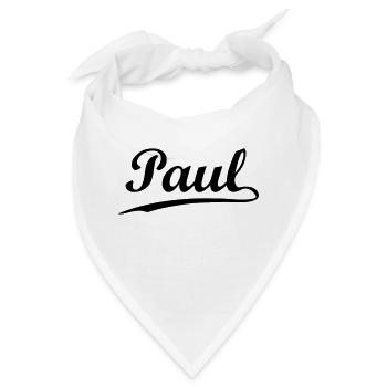 paul - Bandana - Weiß - Vorne