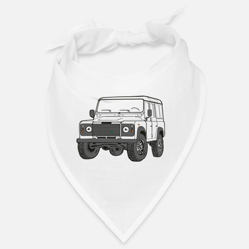 4x4 Defender 110 Adventure - Bandana - blanc