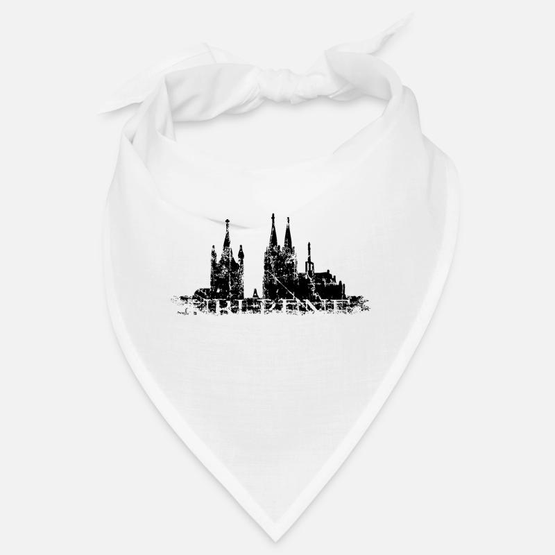 UBI BENE IBI COLONIA Köln Skyline Spruch Bandana