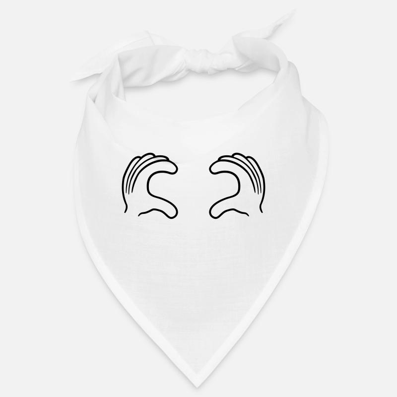 Accès 2 mains saisir seins pincer comics seins sei Bandana