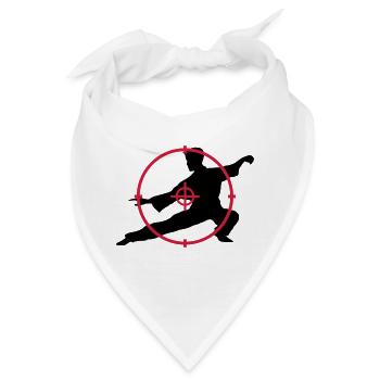 Taijiquan / Tai-Chi Chuan / Tai Chi / Tai-Chi - Bandana - Weiß - Vorne
