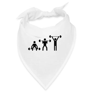 beast mode - Bandana - Weiß - Vorne