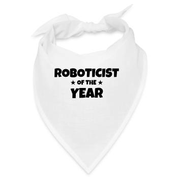 Robotik / Roboter / Robot / Robotics - Bandana - Weiß - Vorne