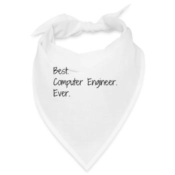 Computer / Informatiker / Aussenseiter / Ingenieur - Bandana - Weiß - Vorne