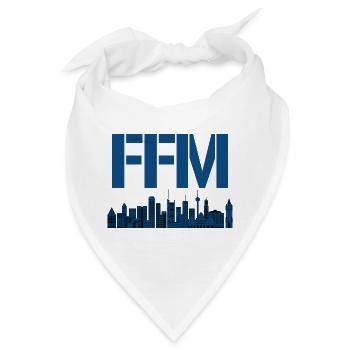 Frankfurt FFM - Bandana - Weiß - Vorne
