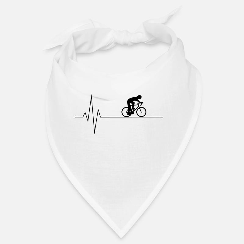 Herzschlag Radfahrer Bandana