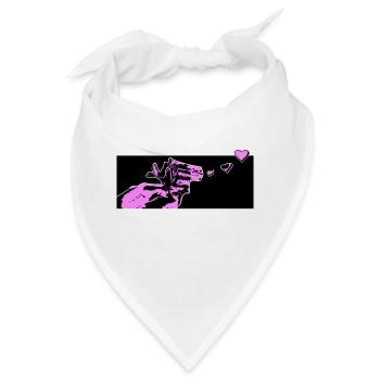 love gun - Bandana - Weiß - Vorne