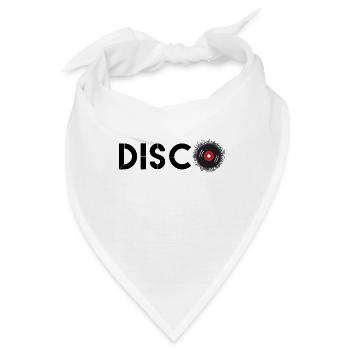 Ich liebe Disco Musik, Disco, Disco Hoodies, t-Shirts - Bandana - Weiß - Vorne