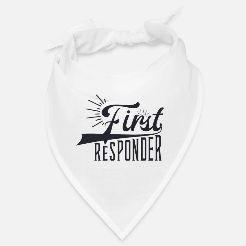 First Responder - Bandana - Weiß