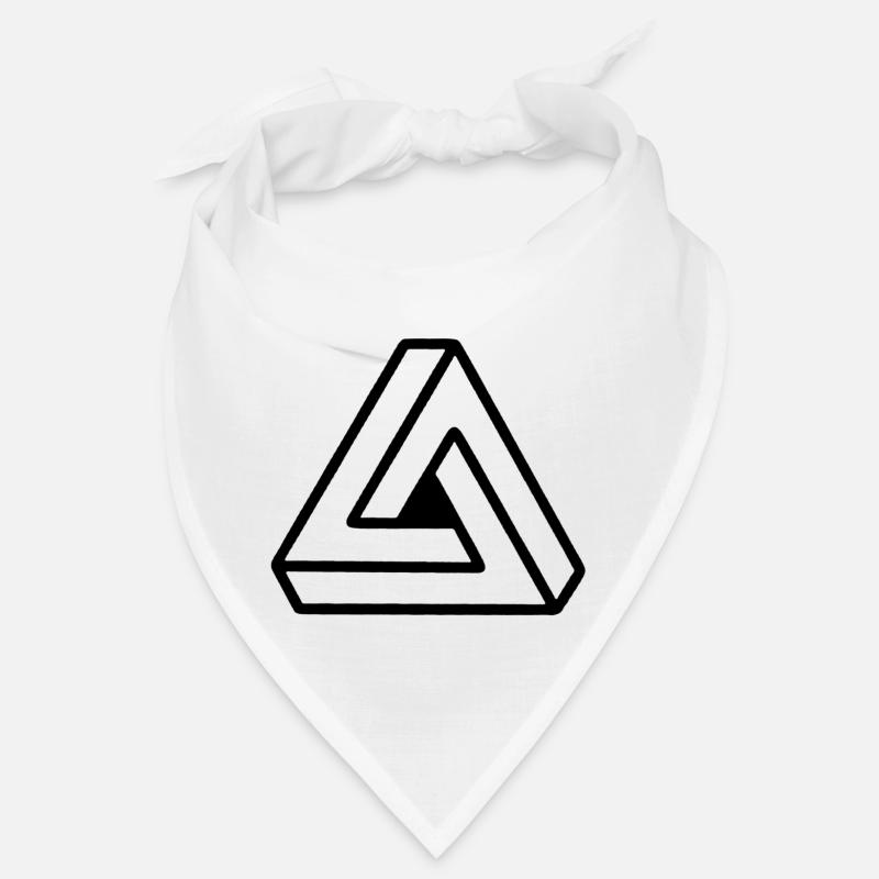 Penrose triangle - Impossible Triangle Bandana