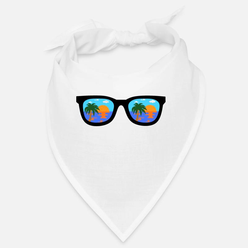 Lunettes de soleil en noir - cool, élégant Bandana