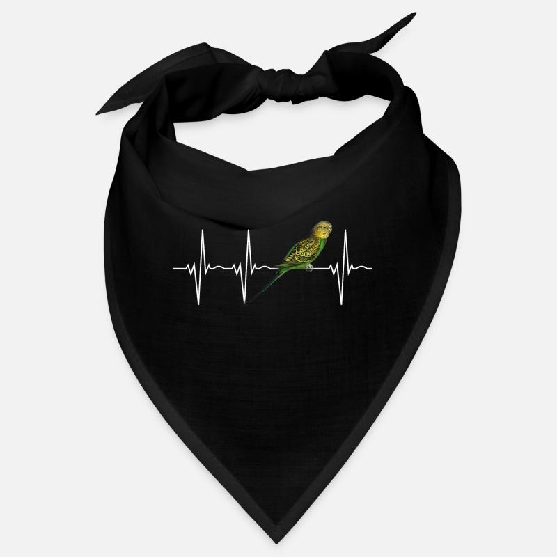 Wellensittich Sittich Vogel Herzschlag Bandana