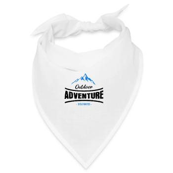 Outdoor berge dolomites - Bandana - Weiß - Vorne