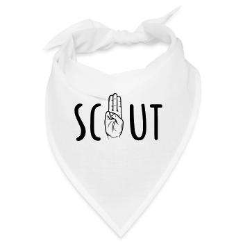 Pfadfinder / Pfadfinder - Bandana - Weiß - Vorne